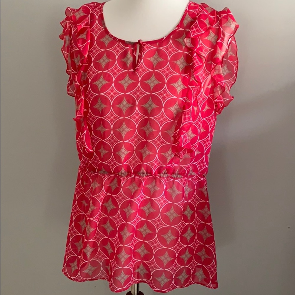 Banana Republic fuchsia blouse | NWT | Large